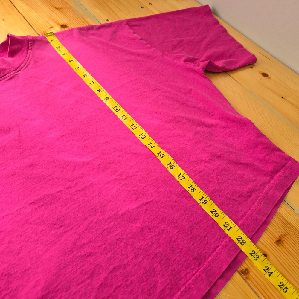 COS Boxy Mock Neck T-Shirt Womens Large Pink Oversized Cotton Minimalist - Picture 13 of 14